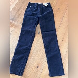 Dark Blue Corduroy Pants